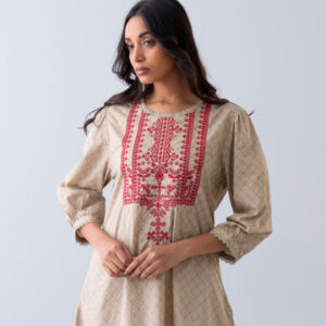 Smart Fit Embroidered Ethnic Kurti (Copy)